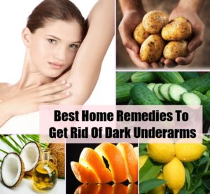 Underarm bleaching, home remedies for dark underarms